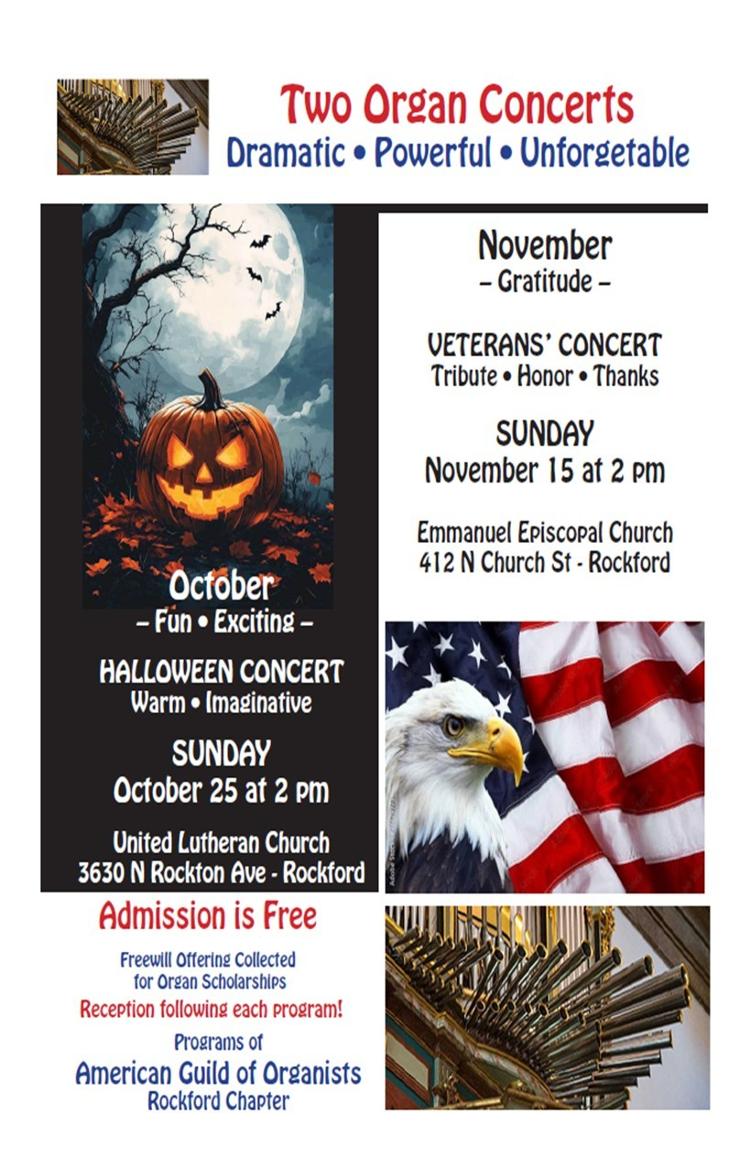 Two Organ Concerts!